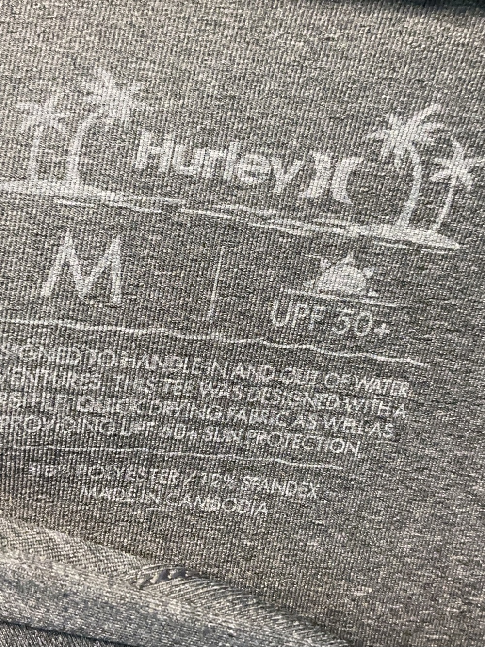 Hurley Grey In/Out Water Shirt - Picture 10 of 11